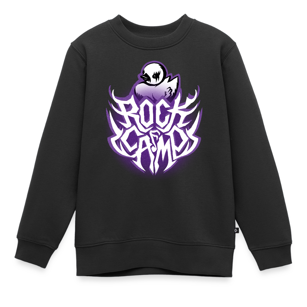 RC Keijo the Duck - Lasten premium-collegepaita - musta