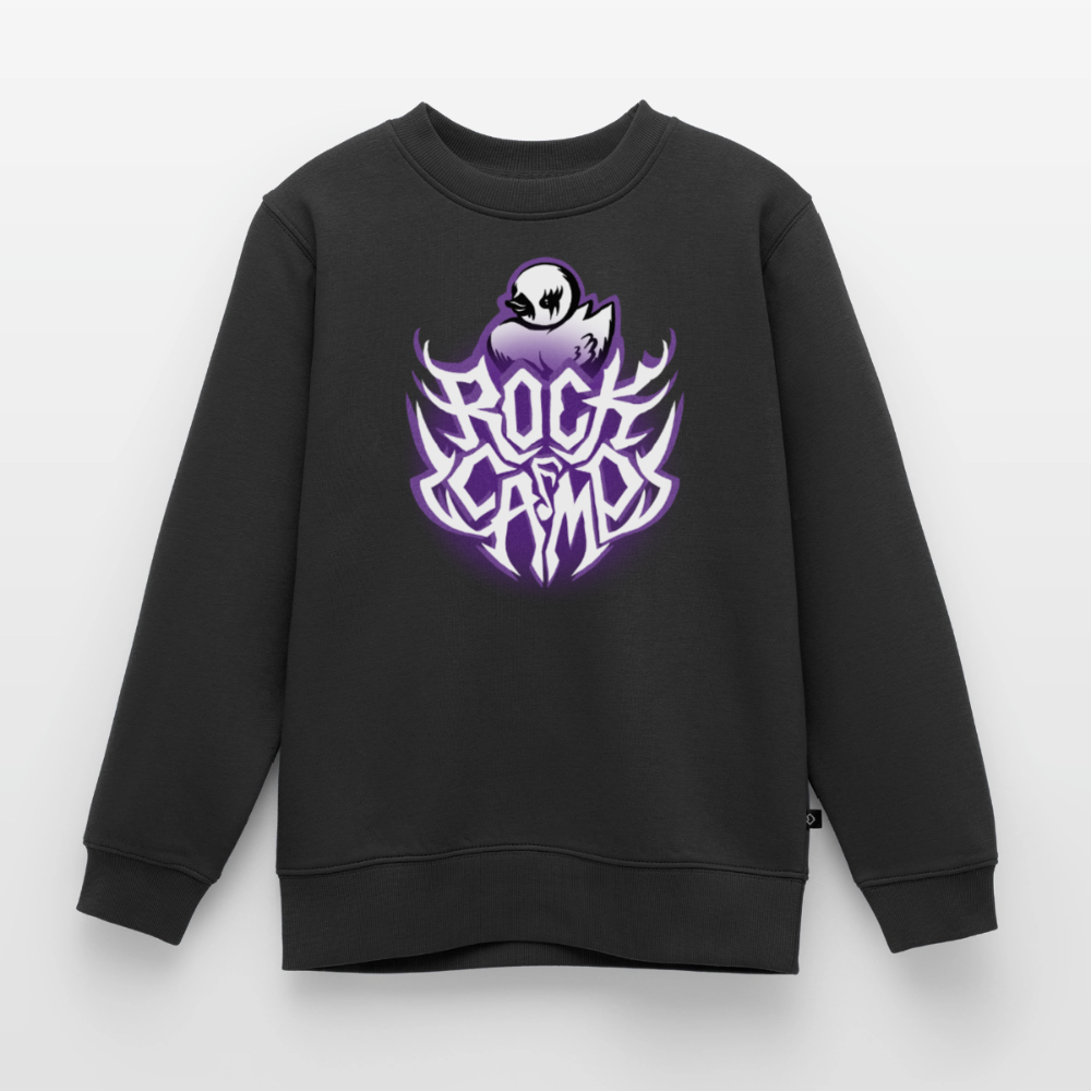 RC Keijo the Duck - Lasten premium-collegepaita - musta