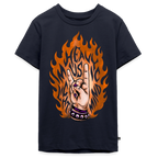 Fired up - Teinien premium t-paita - laivastonsininen