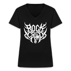 Millenium 2000 Klassinen naisten t-paita v-pääntiellä - musta