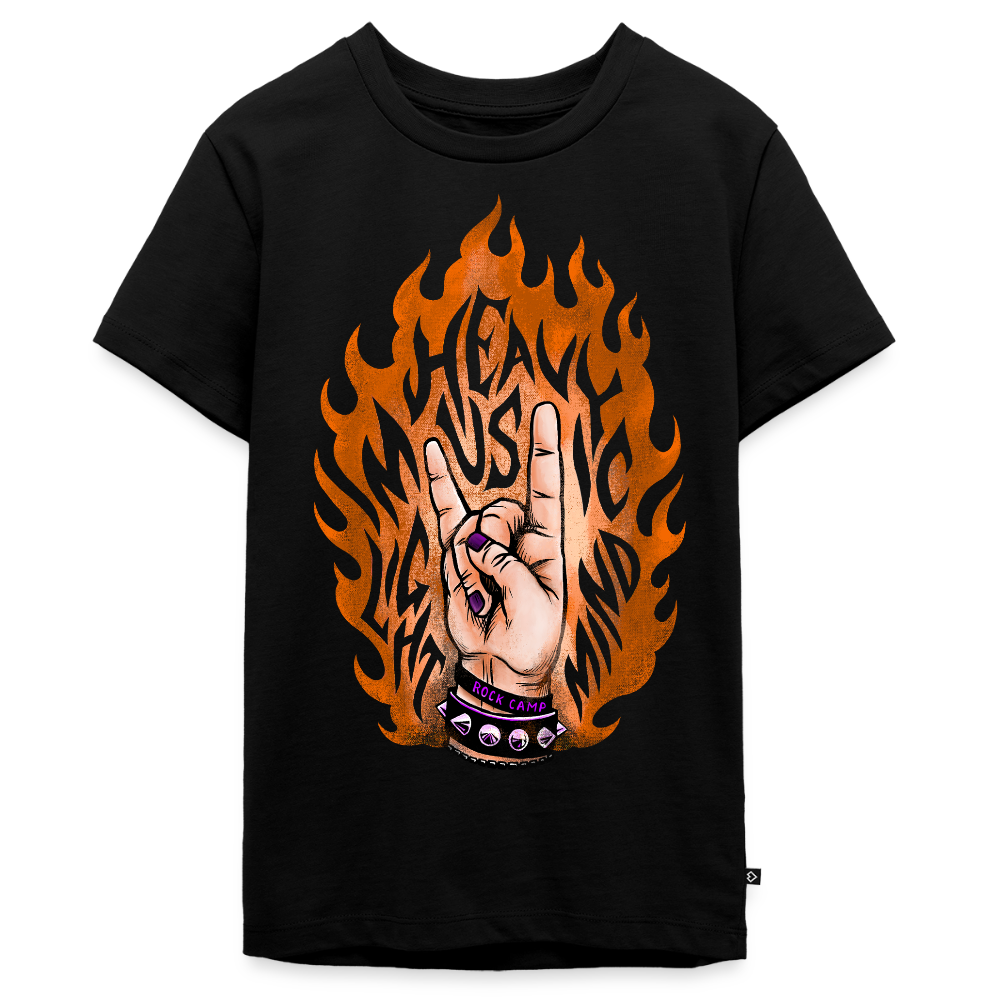 Fired up - Teinien premium t-paita - musta