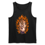 Fired Up - Miesten hihaton paita - musta