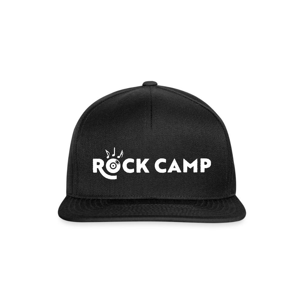 Rock Camp Snapback Cap - musta/musta