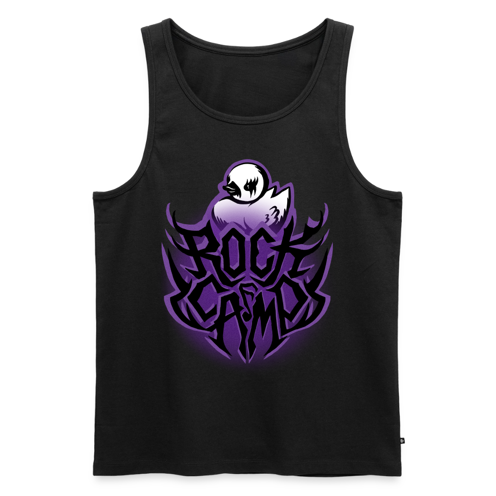 RC Keijo the Duck - Miesten hihaton paita - musta