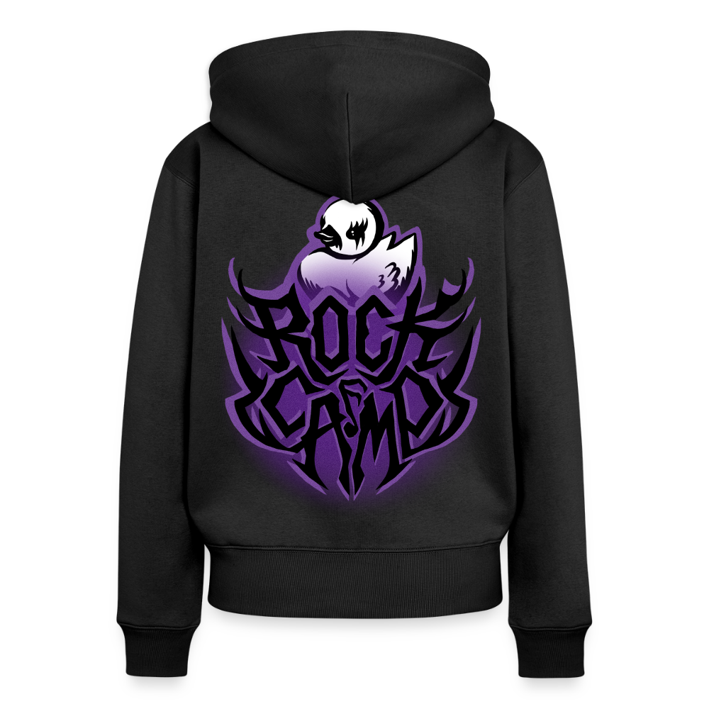 RC Keijo The Duck - Naisten Girlie svetaritakki premium - musta