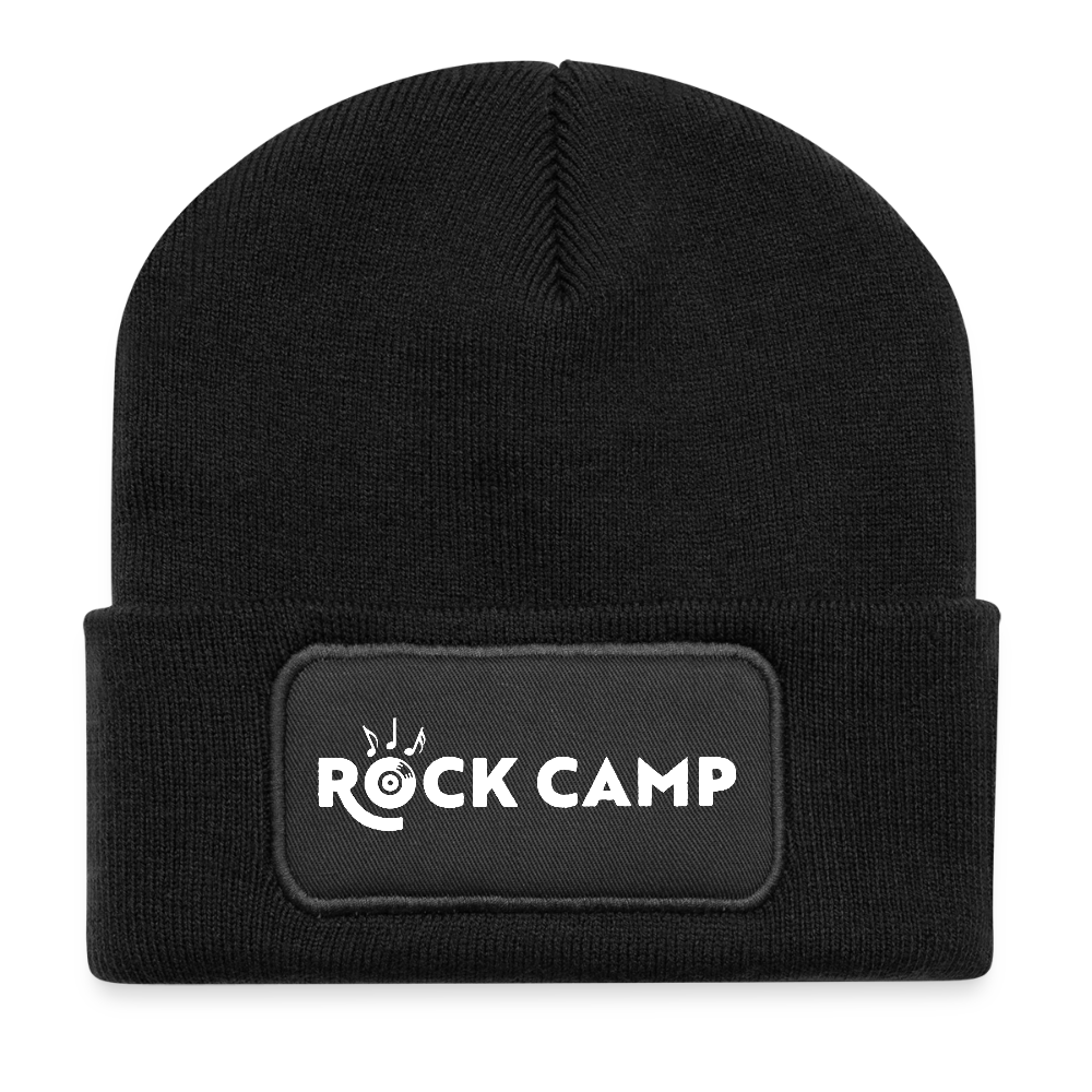 Rock Camp Patch-pipo kierrätysmateriaalista - musta