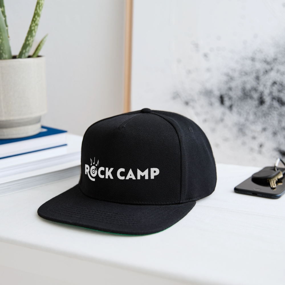 Rock Camp Snapback Cap - musta/musta
