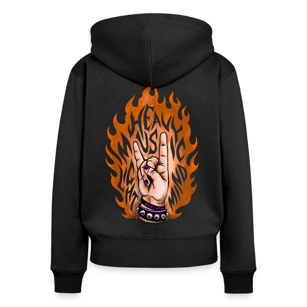 Fired Up - Naisten Girlie svetaritakki premium - musta