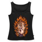 Fired Up - Naisten premium hihaton toppi - musta