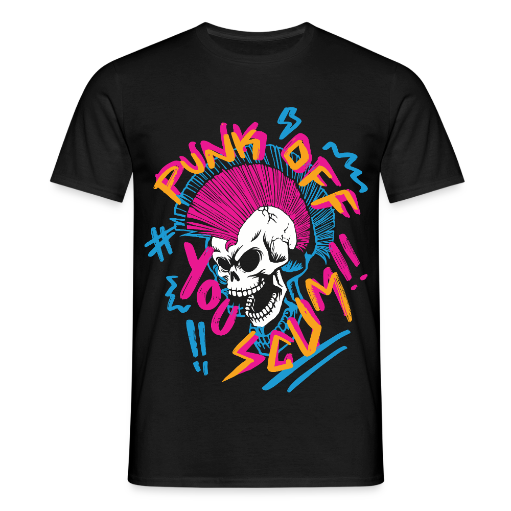 Punk off - Miesten t-paita - musta