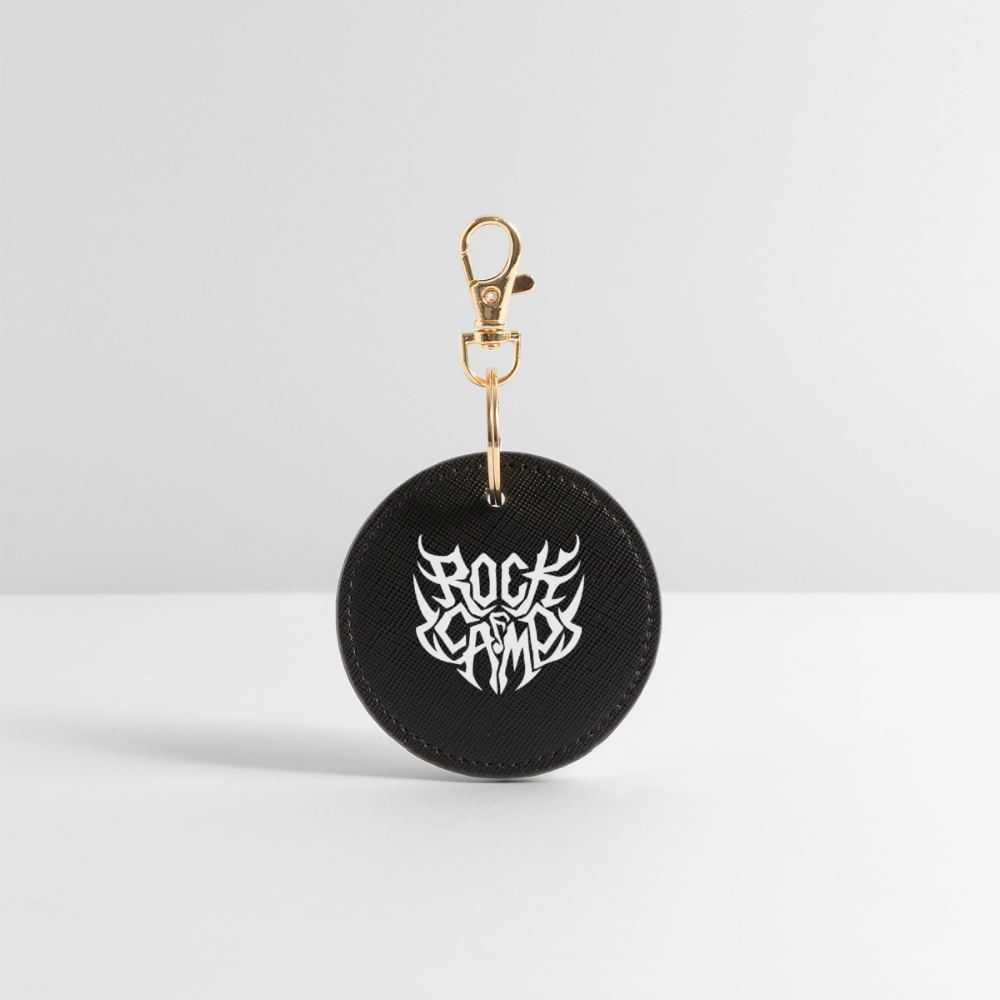 Rock Camp - Pyöreä avaimenperä - musta
