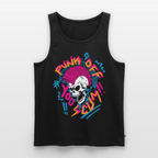 Punk off - Miesten hihaton paita - musta